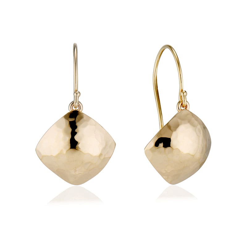 CUSH-14Y-E-12.5 Cushion Drop Earrings